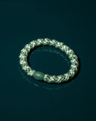 KKNEKKI ORIGINAL HAIR TIES | Stripe Mint Pistachio Glitter - Darling & Domain