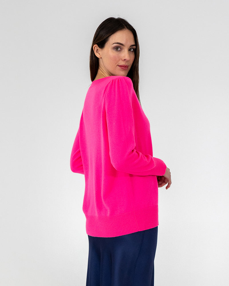 KATE V NECK KNIT in Dayglo by ARLINGTON MILNE