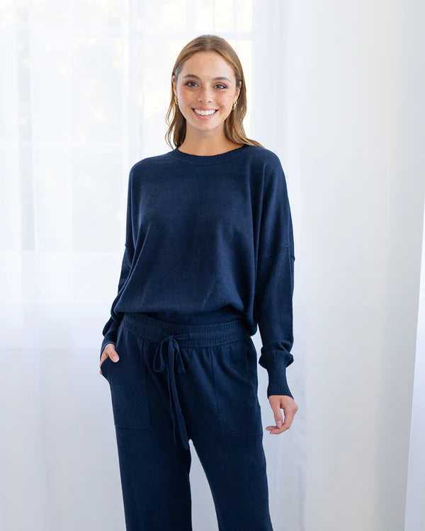 LUCY KNIT in Navy by ARLINGTON MILNE