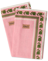 EMBROIDERED NAPKIN 4P SET | Flower Chain