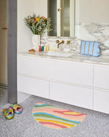 QUILTED COTTON TOILETRY PURSE | Como Stripe