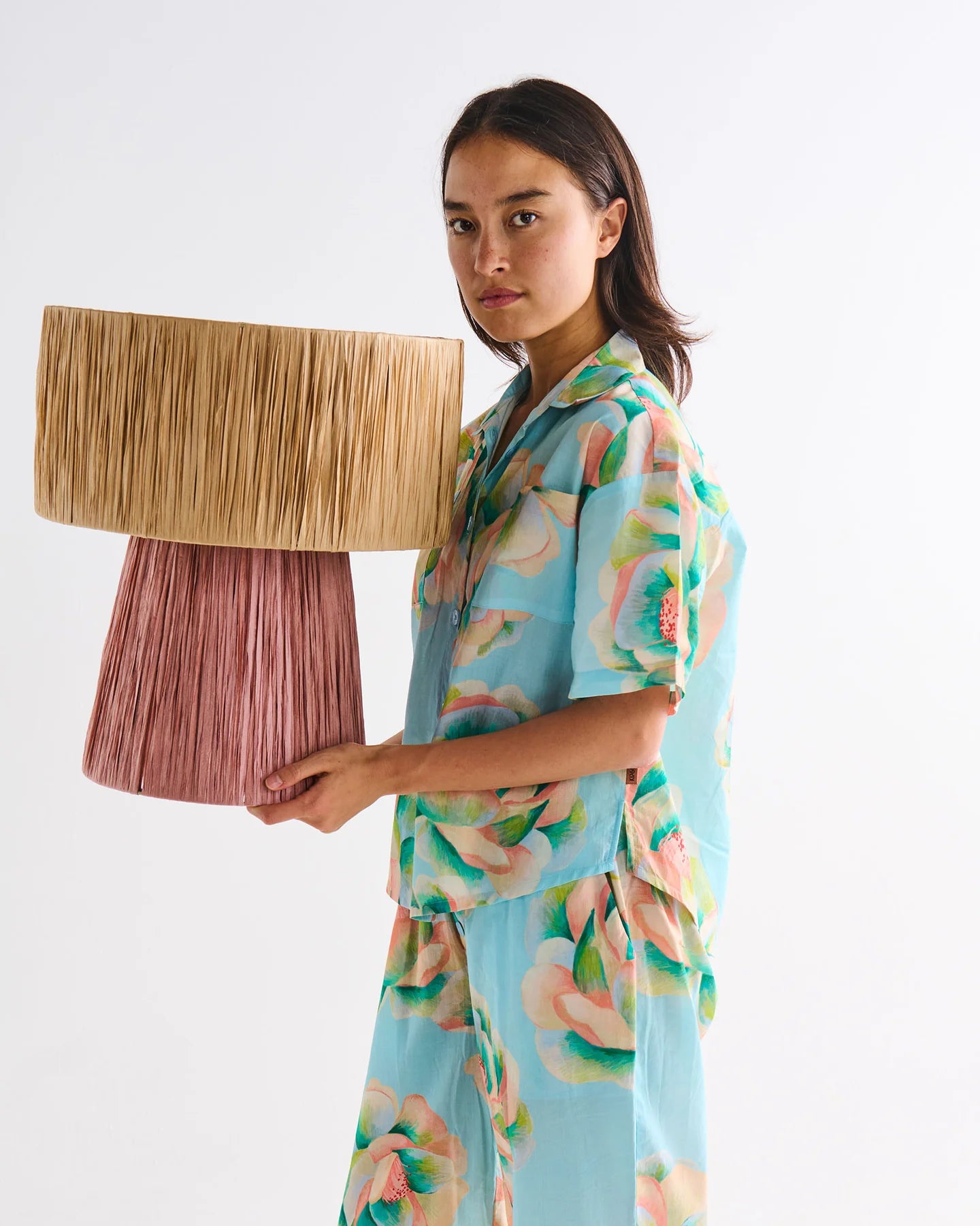 KIP & CO RATTAN LAMP | Sassafras - Darling & Domain