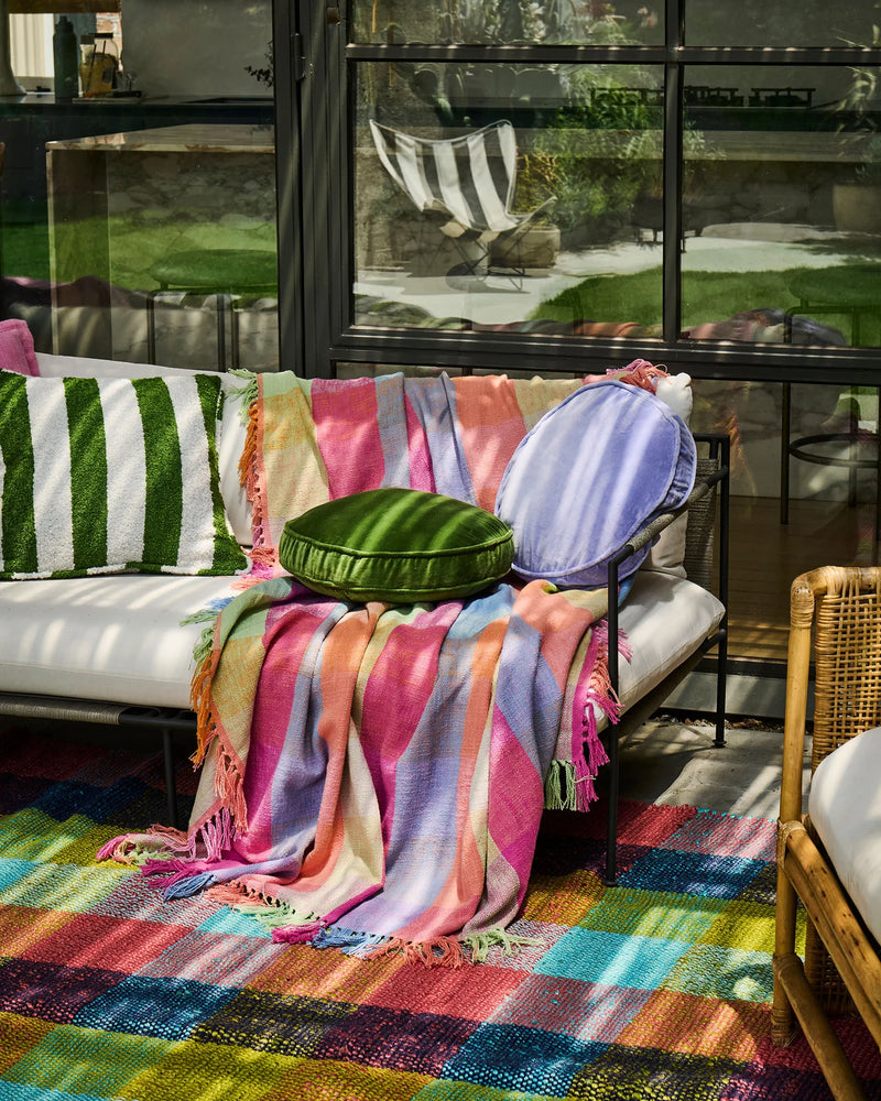 VELVET PEA CUSHION | Campsite