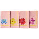 EMBROIDERED NAPKIN 4P SET | Wild Flower - Darling & Domain