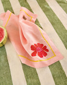 EMBROIDERED NAPKIN 4P SET | Wild Flower - Darling & Domain