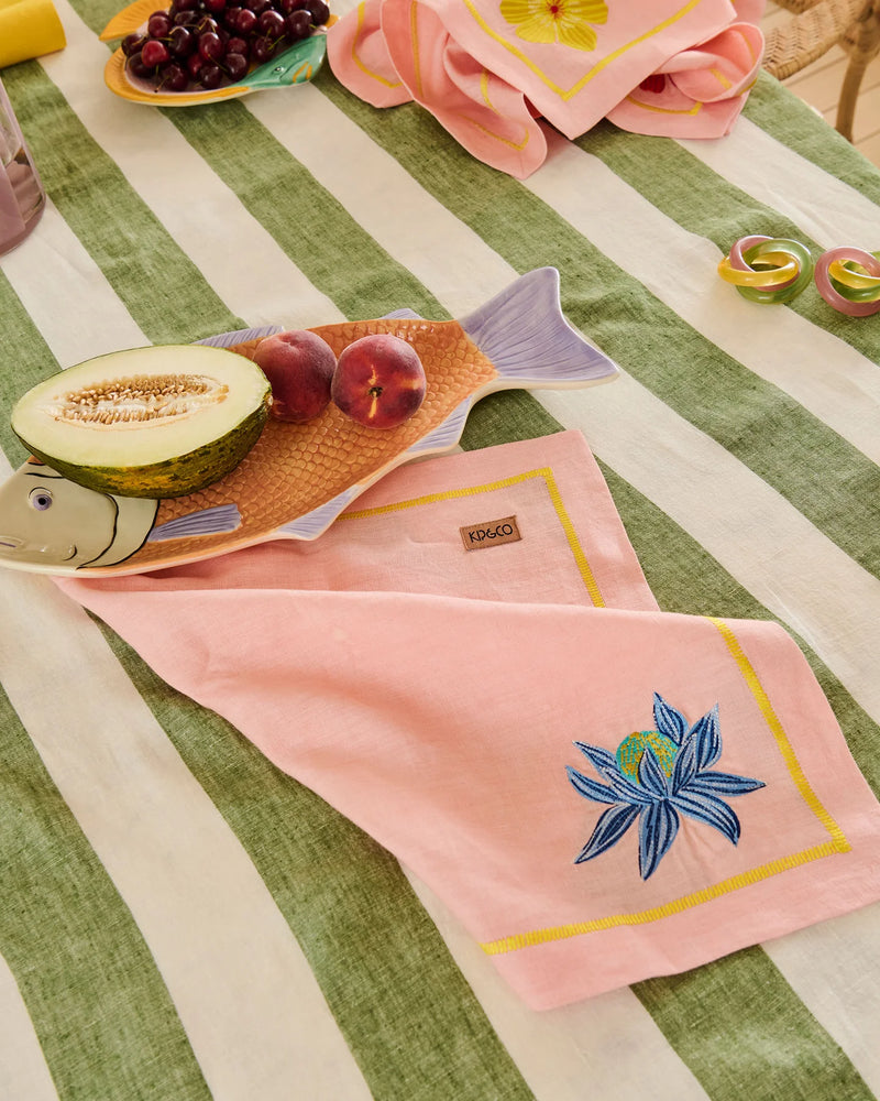 EMBROIDERED NAPKIN 4P SET | Wild Flower