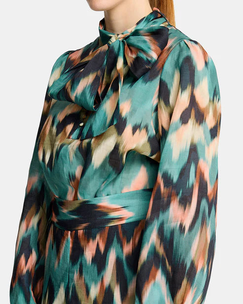 KITTY BLOUSE in Haze by Arlingtone Milne