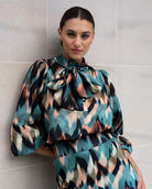 KITTY BLOUSE in Haze by Arlingtone Milne
