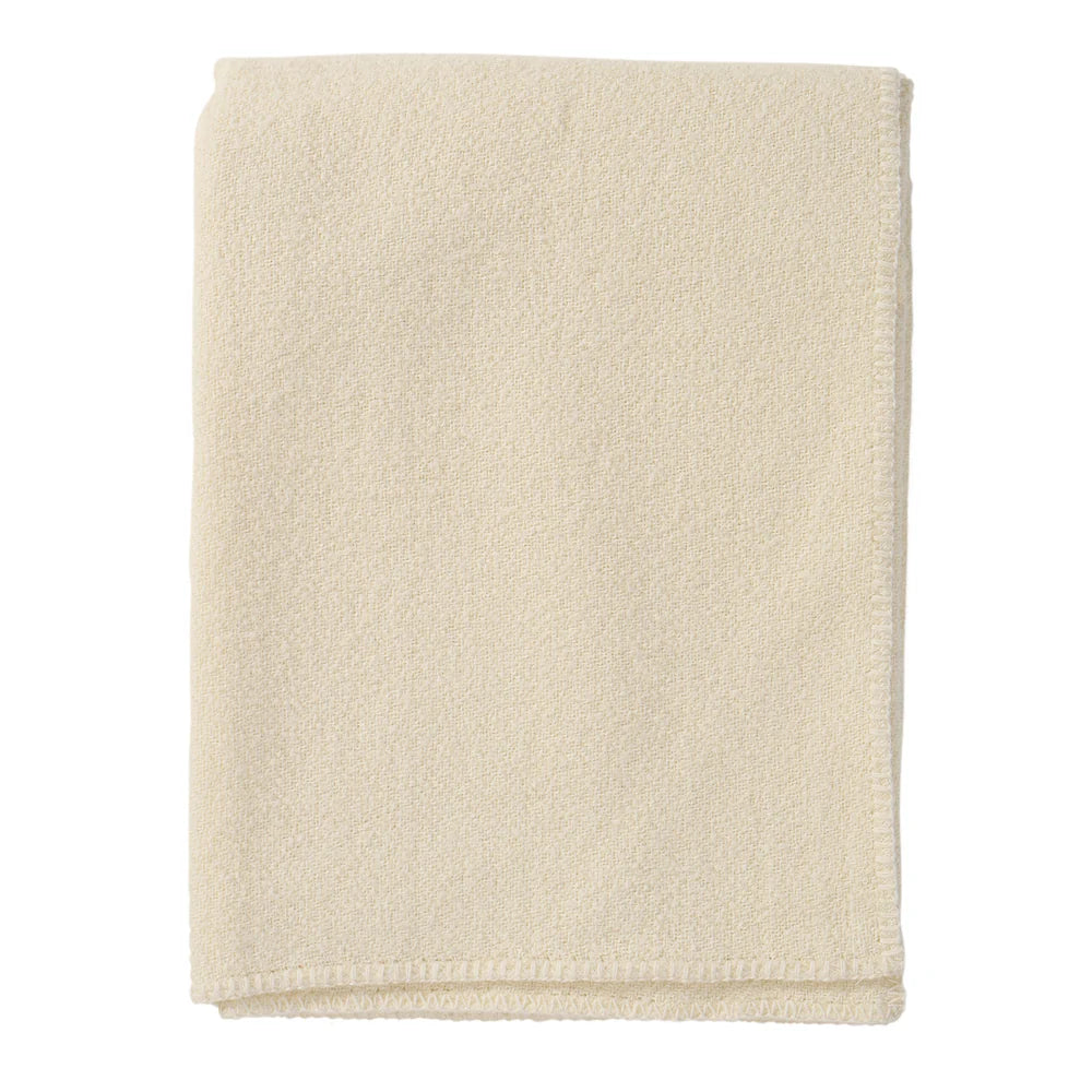 KLIPPAN BOUCLE WOOL BLANKET | Cream - Darling & Domain