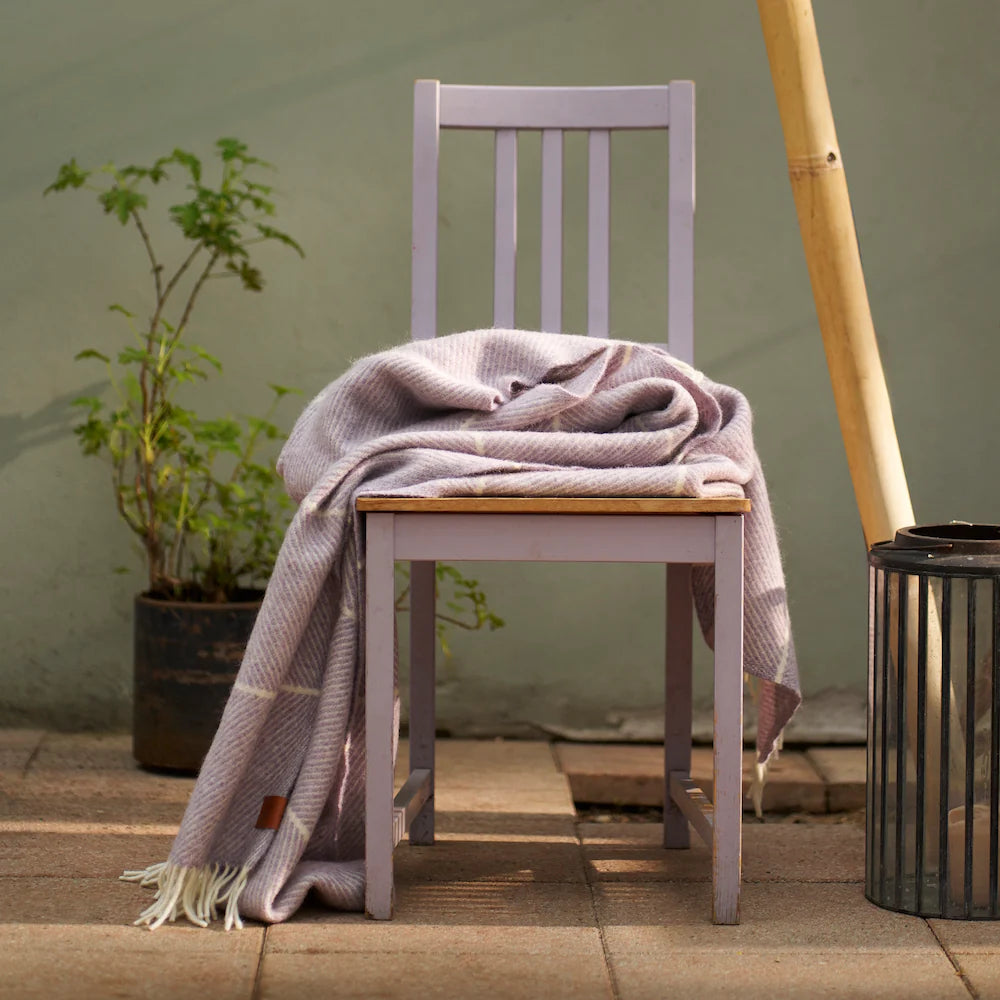 KLIPPAN FRANK WOOL BLANKET | Purple - Darling & Domain