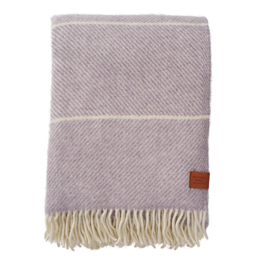 KLIPPAN FRANK WOOL BLANKET | Purple - Darling & Domain