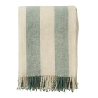 KLIPPAN GOTLAND VERTICAL STRIPE WOOL BLANKET | Green - Darling & Domain