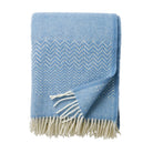KLIPPAN ZIGZAG WOOL BLANKET | Infinity Blue - Darling & Domain