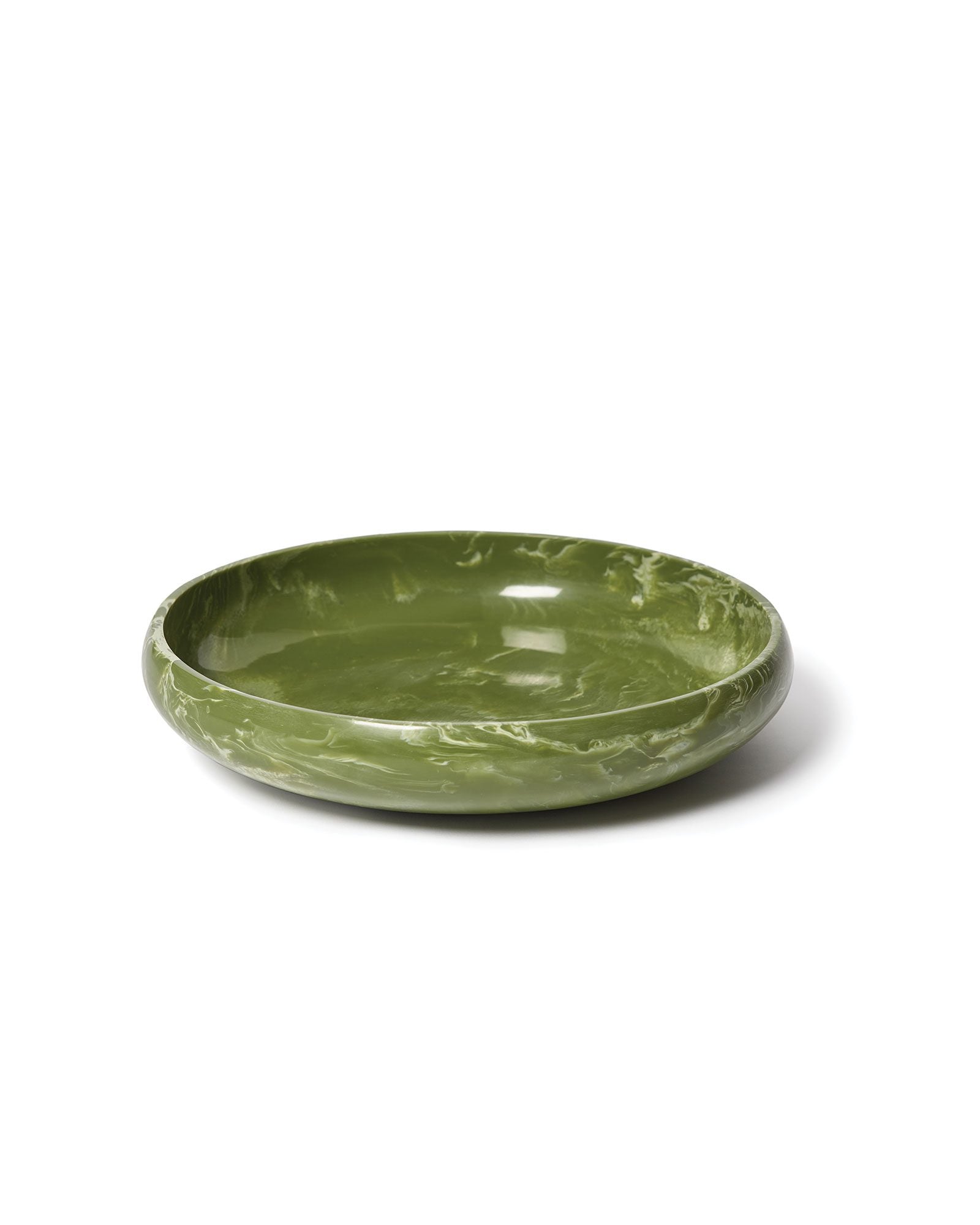 LARGE RESIN BOWL in Moss by Lightly
