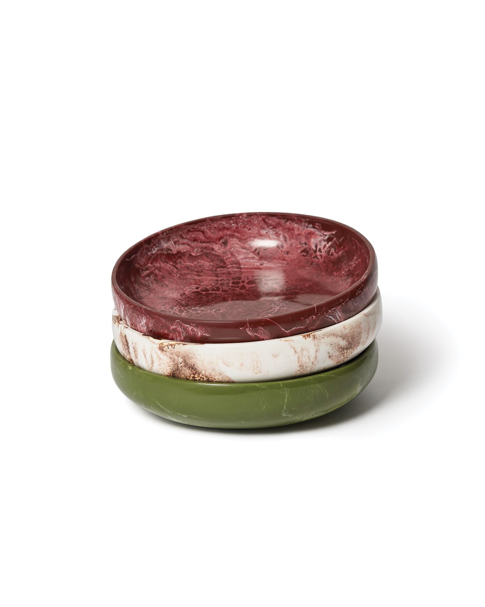 MEDIUM RESIN BOWL in Latte by Lightly