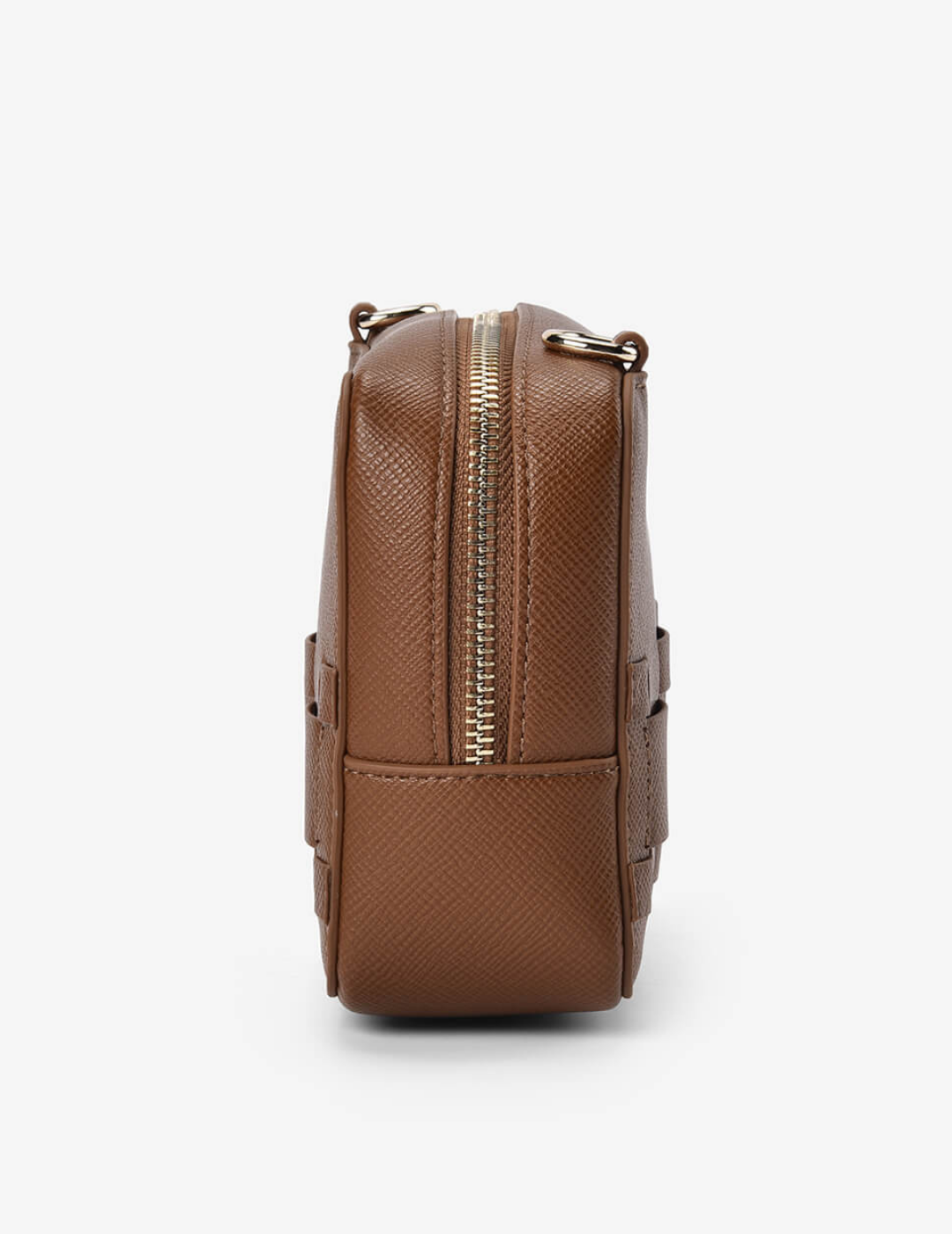 LONDON CROSSBODY BAG in Tan Saffiano by Elms + King