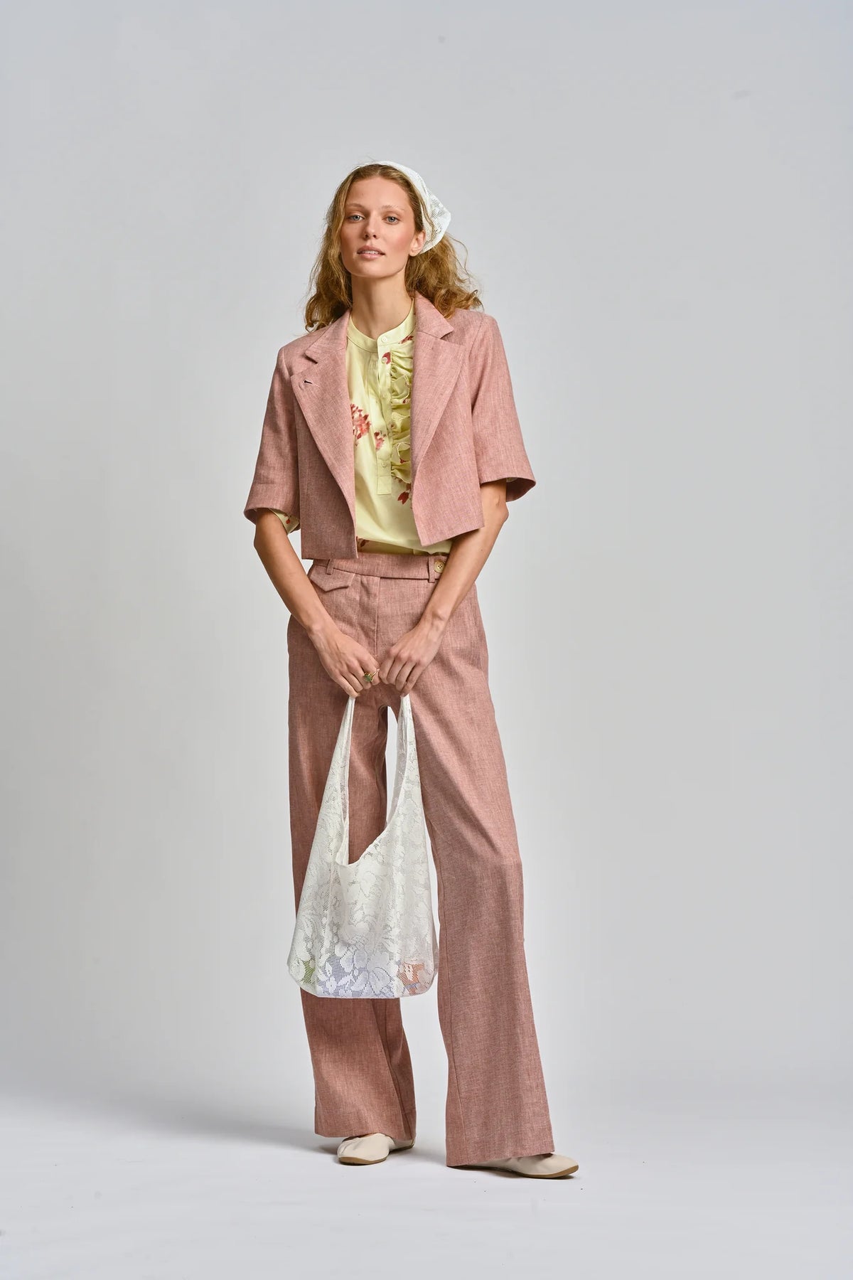 LA TRATTORIA PANT in Terracota from Le Stripe
