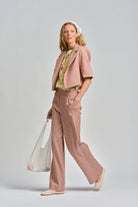 LA TRATTORIA PANT in Terracota from Le Stripe