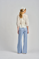 LE FILET LACE TOP in Antique White from Le Stripe
