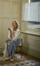 LE FILET LACE TOP in Antique White from Le Stripe