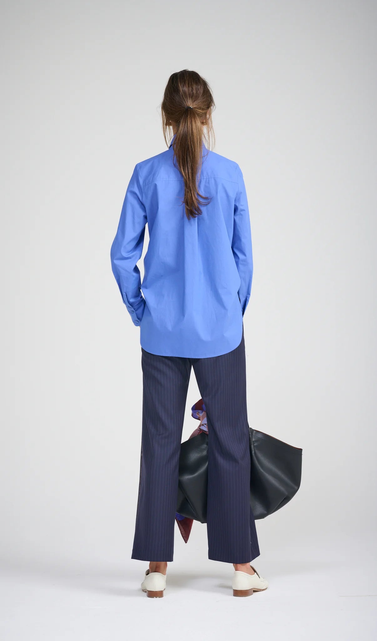 *Pre-Order* LE FRILL SHIRT | Cobalt - Darling & Domain