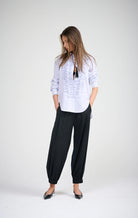*Pre-Order* LE FRILL SHIRT | Pinstripe - Darling & Domain