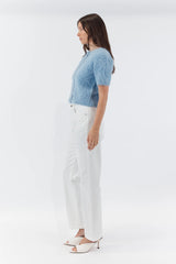 ELLY CROPPED CARDIGAN in Sky from Sofia Irina,