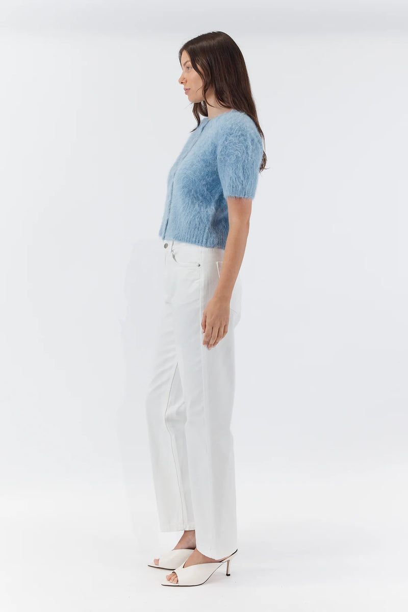 ELLY CROPPED CARDIGAN in Sky from Sofia Irina,