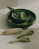 LARGE RESIN BOWL in Moss by Lightly