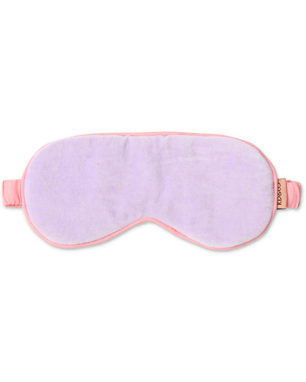 Velvet Eye Mask in Lilac by Kip & Co