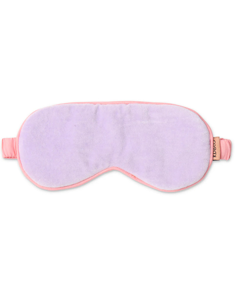 Velvet Eye Mask in Lilac by Kip & Co