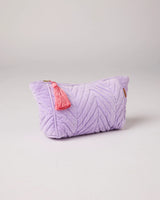 Velvet Toiletry Bag in Lilac by Kip & Co