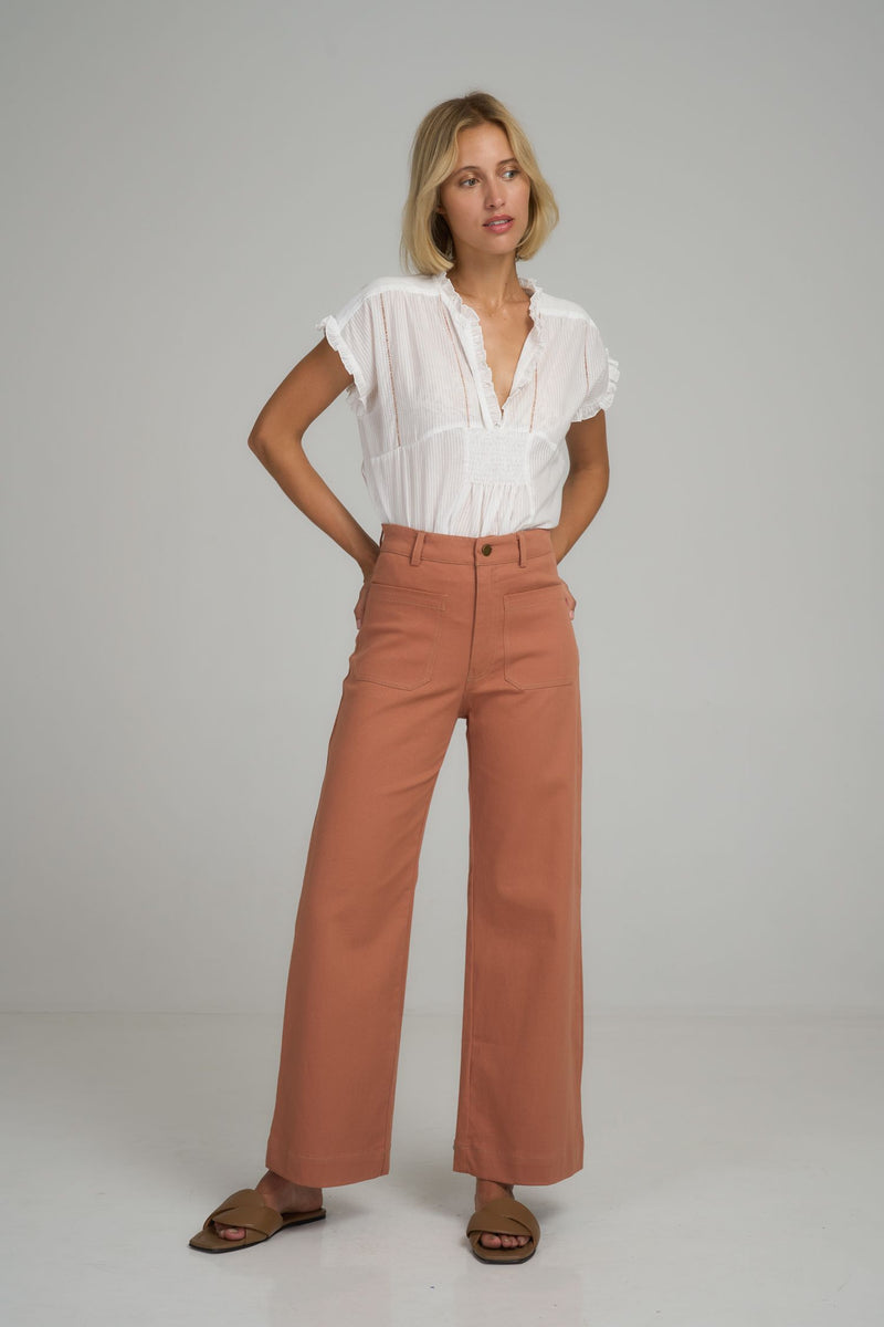 PALKA TRIM TOP | Ivory