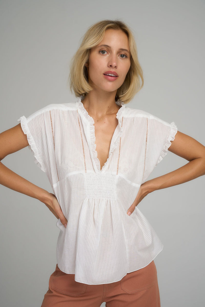 PALKA TRIM TOP | Ivory