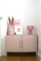 The Lowdown Locker in Blush by MUSTARD MADE