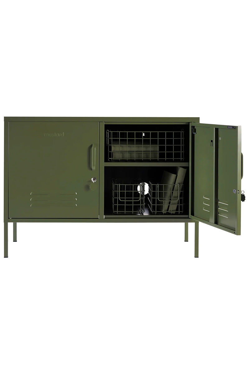 The Lowdown Locker in Olive by MUSTARD MADE