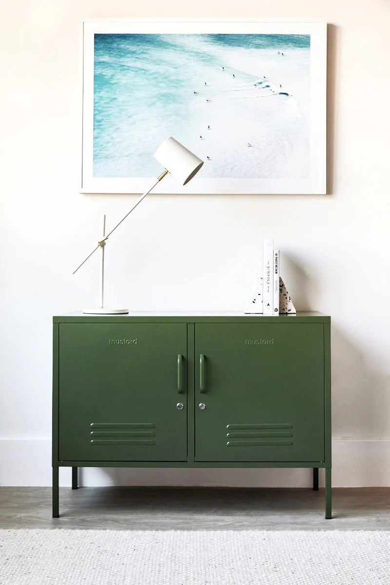 The Lowdown Locker in Olive by MUSTARD MADE