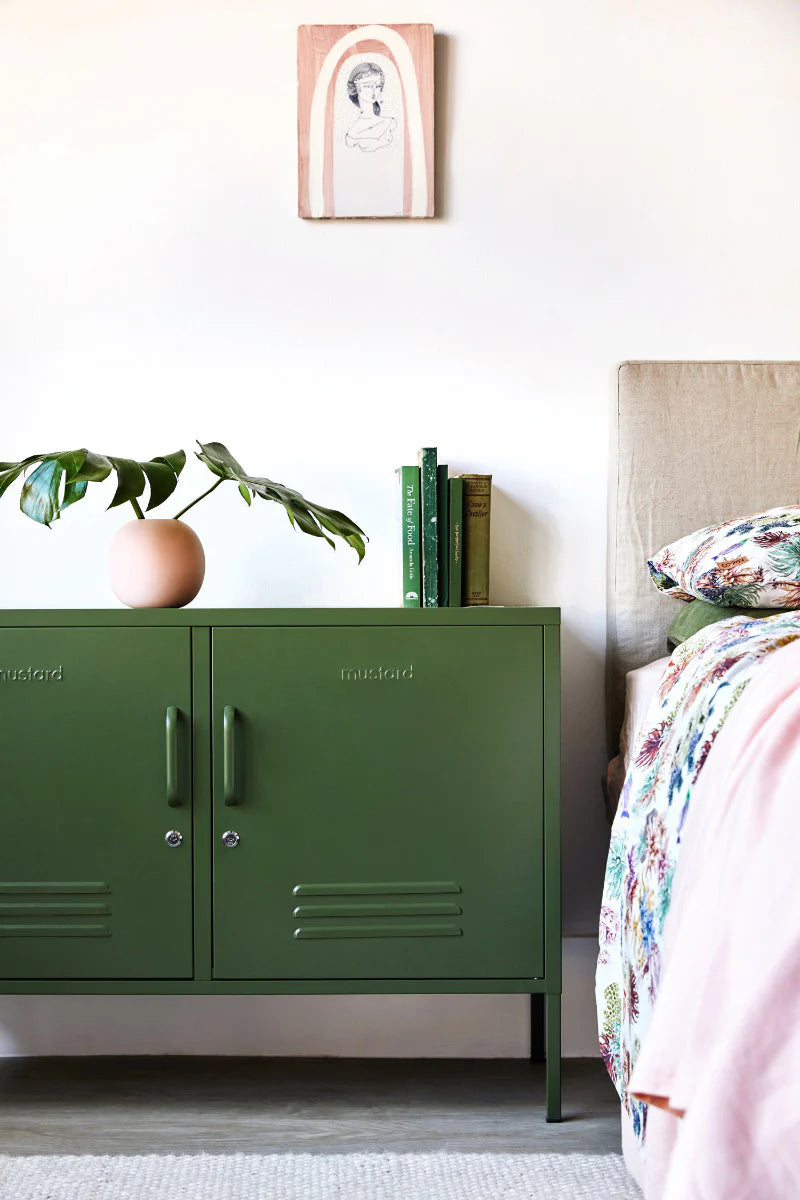 The Lowdown Locker in Olive by MUSTARD MADE