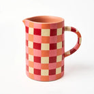 MAKER JUG in Rosy Check by Jones & Co