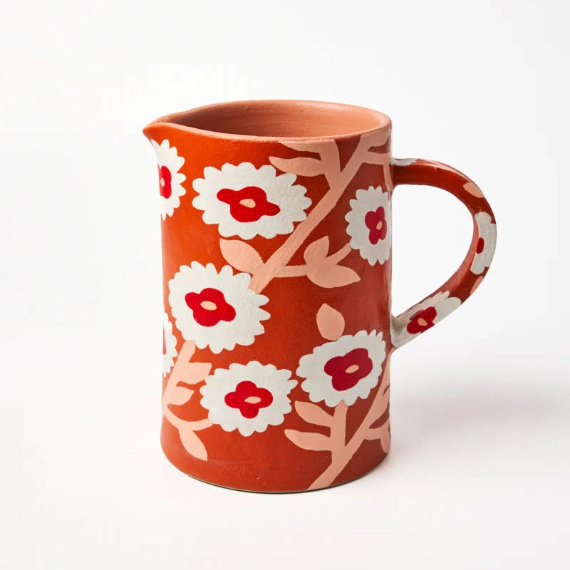 MAKER JUG in Rosy Floral by Jones & Co