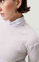 MASSACHUSETTS TURTLENECK TEE | MAS08 | Heather Grey