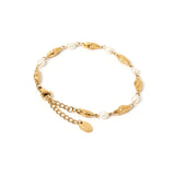 MIMI PEARL + GOLD BRACELET by Arms of Eve