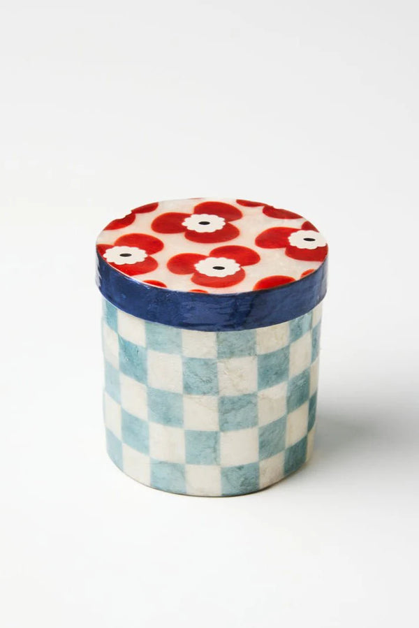PARADIS BLUE MEDIUM BOX by Jones & Co