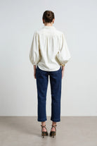 MARLOWE DENIM SHIRT in Ivory by Dricoper