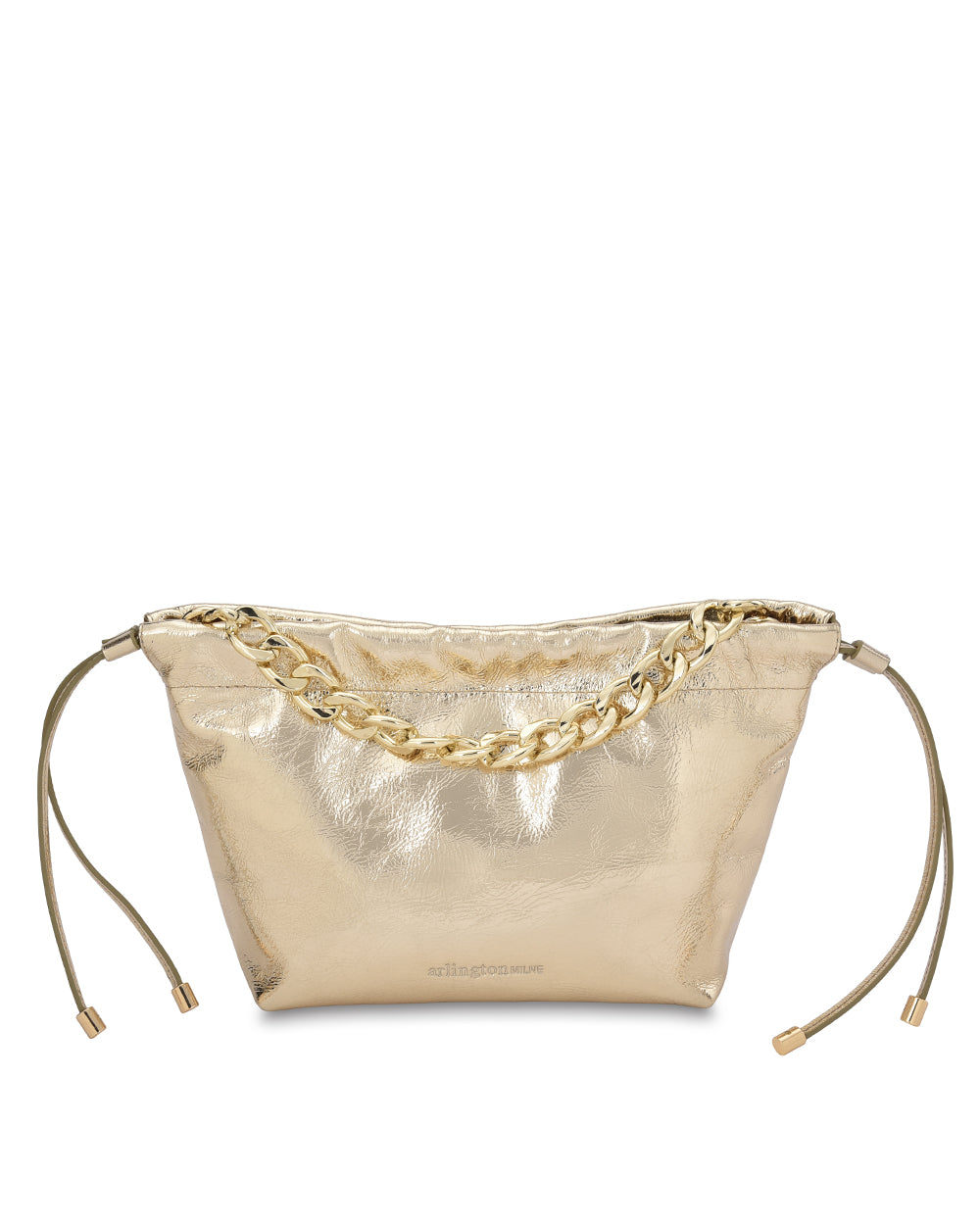 MARTHA PETITE BAG in Gold Crinkle by Arlington Milne