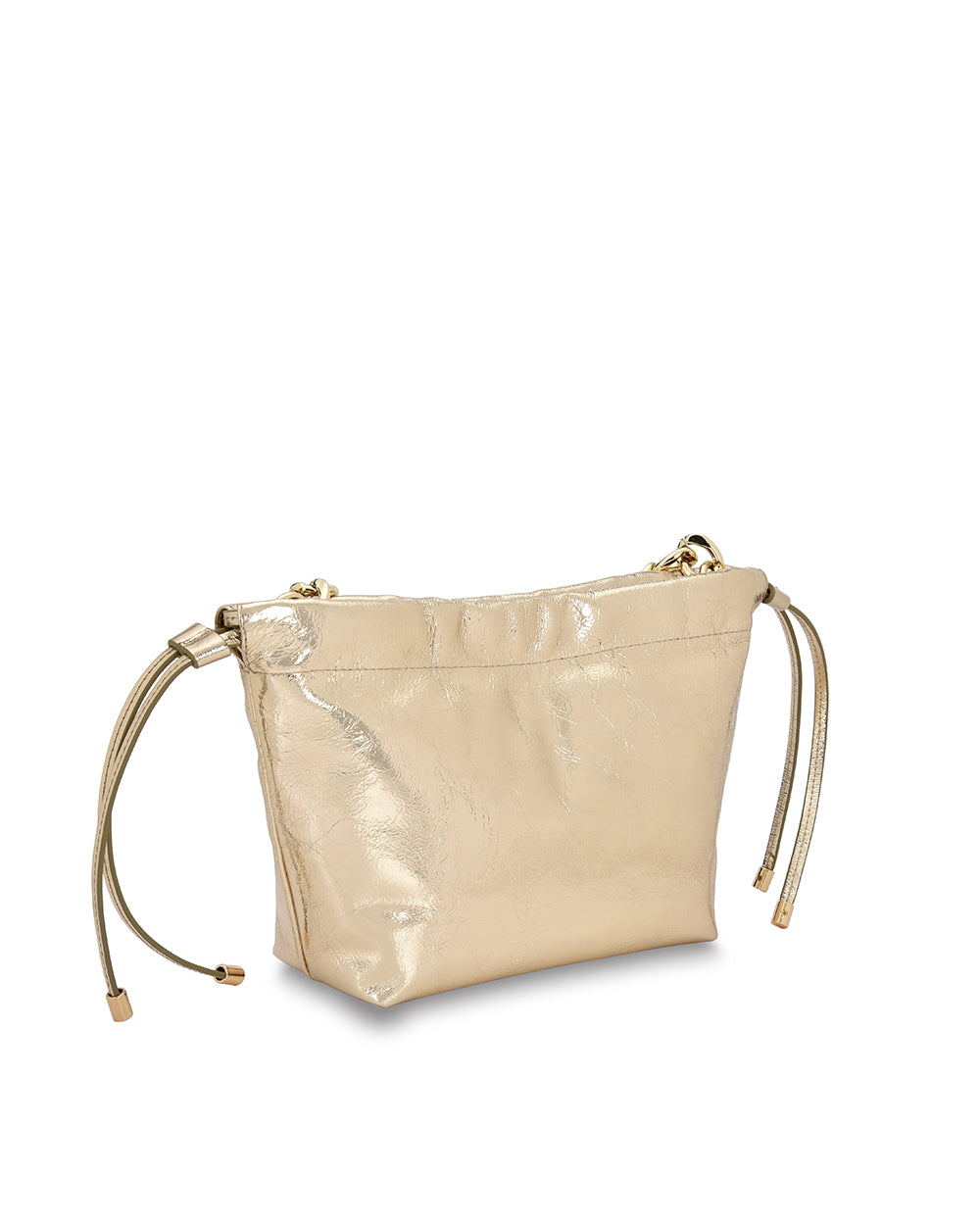 MARTHA PETITE BAG in Gold Crinkle by Arlington Milne
