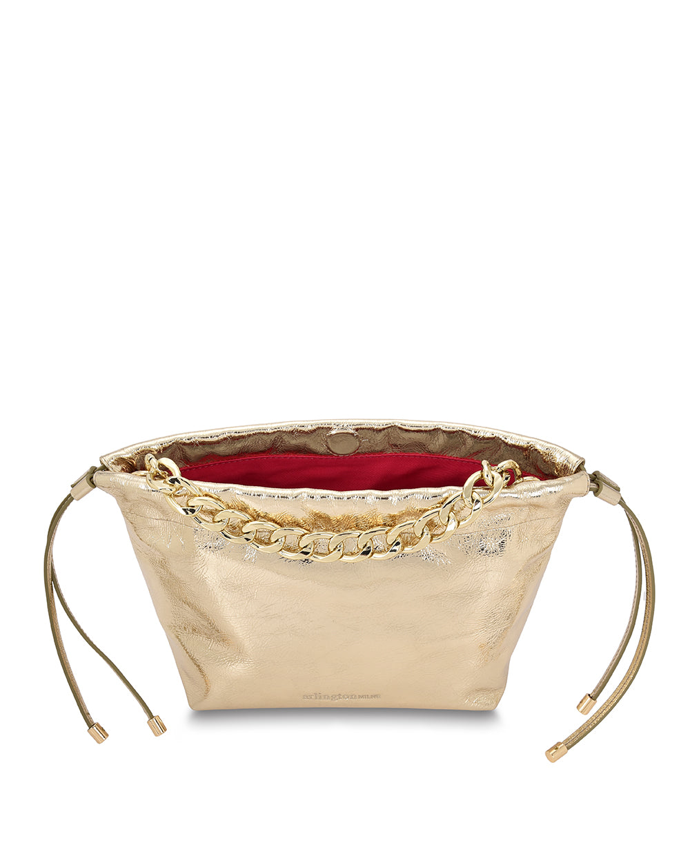 MARTHA PETITE BAG in Gold Crinkle by Arlington Milne