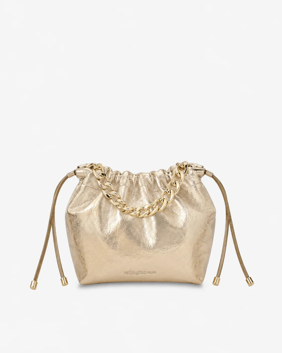 MARTHA PETITE BAG in Gold Crinkle by Arlington Milne