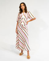AUSTIN BIAS SKIRT in Catalina Stripe by Elms and King