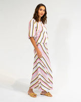 AUSTIN BIAS SKIRT in Catalina Stripe by Elms and King